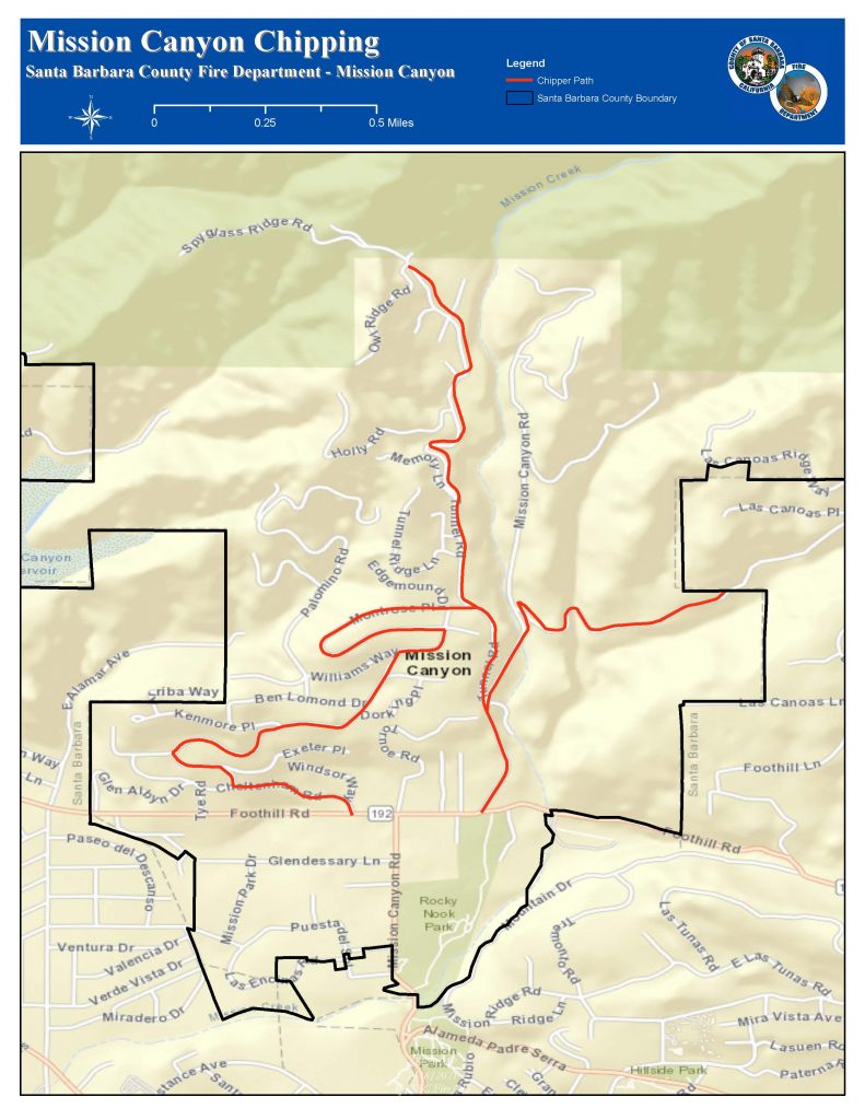 Mission Canyon Chipper Path image